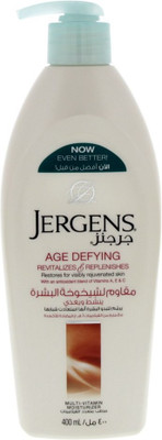 

Jergens Age defying Revitalizes and replenishes multi vitamin moisturizer(400 ml)