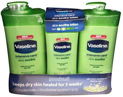 

Vaseline Intensive Care Aloe Soothe Lotion(300 ml)