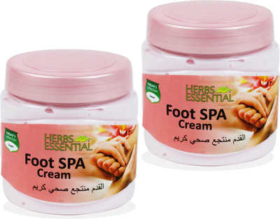 

Herbs Essential Foot Spa Cream (Pack of 2)(1000 g)