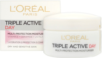 

L'Oreal Triple Active 24 Hydration Multi-Protection Day Moisturiser(50 ml)