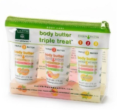

Earth Therapeutics Body Butter Triple Treat - Travel Pack with Flavors(90 ml)