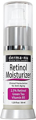 

Derma-nu Miracle Skin Remedies Retinol Cream - Best Anti Aging Night Cream & Anti Wrinkle Face Moisturizer(36 ml)