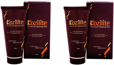 

Kozilite Non Oily Skin Lightening Lotion (Pack Of 2)(50 g)