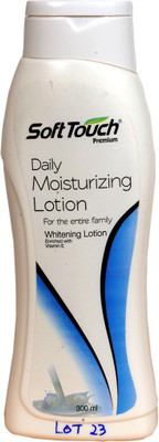 

Soft Touch Premium DAILY MOISTURIZING LOTION WHITENING LOTION VITAMIN E(300 ml)
