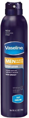 Vaseline Men Spray Lotion, Fast Cooling(195 ml)