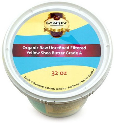

SAAQIN Authentic Organic African Shea Butter FILTERED & CREAMY(946 ml)