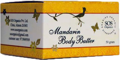 

SOS Organics Mandarin Body Butter Natural Cream from Uttarakhand Hills(50 g)