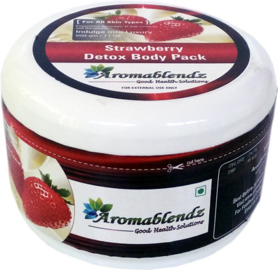 

Aromablendz Strawberry Detox Body pack - Pink(500 g)