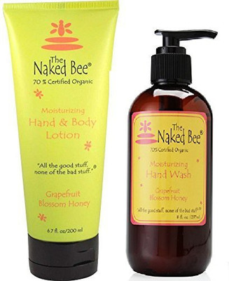 

The Naked Bee Grapefruit Honey Blossom Hand Wash And Lotion Set(200 ml)