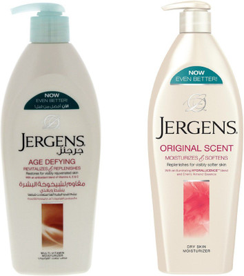 

Jergens Age Defying and Original Scent Moisturizers Body Lotion(800 ml)