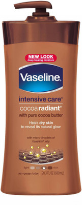 Vaseline Intensive Care Cocoa Radiant With Pure Butter Body Lotion 600 Ml(600 ml) Flipkart