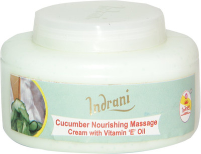 

Indrani Cosmetics CUCUMBER CREAM NOURISHING MASSAGE CREAM WITH VIT-E OIL(200 g)