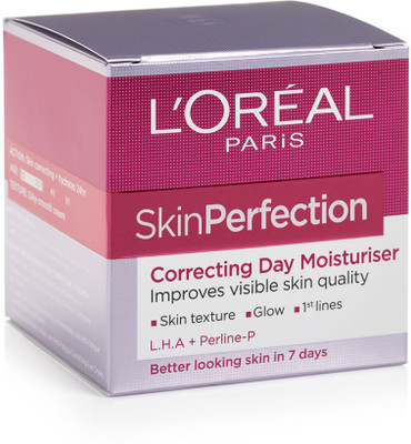 

L'Oreal Skin Perfection Correcting Day Moisturiser Cream L.H.A + Perline P(50 ml)