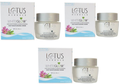 lotus white glow deep moisturising cream
