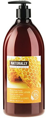 

Upper Canada Soap naturally hand and body lotion, warm honey nectar, 32.5-ounce(975 ml)
