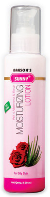 

Bakson's Sunny Moisturizing Lotion ( With Aloevera & Rose )(150 ml)