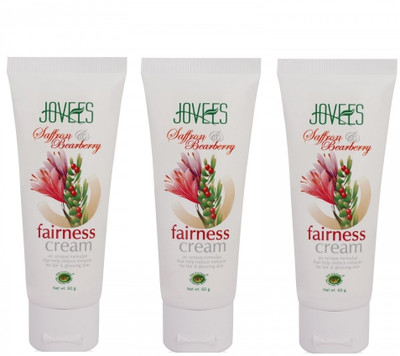 

Jovees Saffron Bearberry Fairness Cream (Pack of 3)(180.0 g)