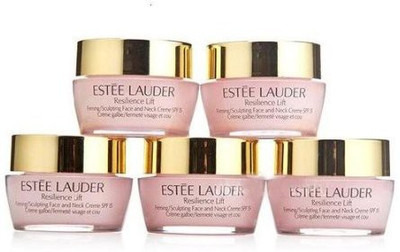 

Zupishi Estee Lauder Resilience Lift Firming Sculpting Face & Neck Cream Normal / Combination Skin 15ml*5=(75 ml)