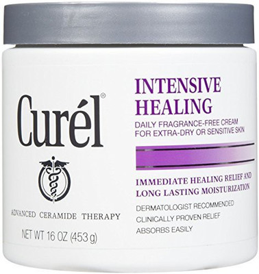

Curel daily cream intensive healing fragrance-free - 16 oz(480 ml)
