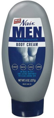

Nair hair remover for men, body cream, 8 oz.(240 ml)