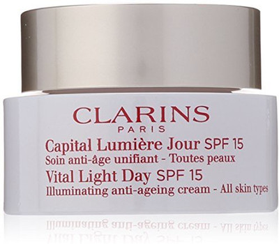 

Clarins vital light day spf 15 illuminating anti-ageing cream for unisex, 1.7 ounce(51 ml)
