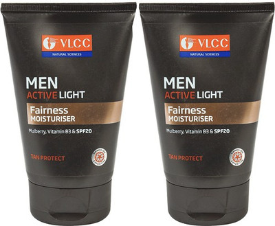 

VLCC Men Active Light Fairness Moisturiser Pack of 2(200 ml)