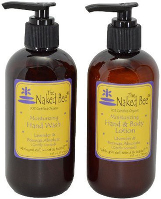 

The Naked Bee Naked Bee Lavender & Beeswax Absolute Moisturizing Hand Wash ( ) and Hand & Body Lotion ( ) (Pack of 2)(240 ml)