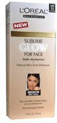

L'Oreal Sunless Sublime Glow Daily Moisturizer, Medium Face(75 ml)