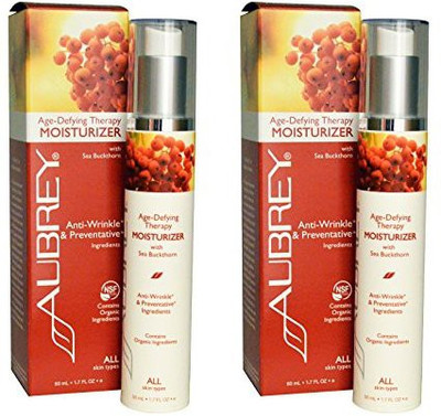 

Aubrey Organics Age-defying Therapy Moisturizer With Sea Buckthorn Oil, Vitamin C, Anti-wrinkle(pack Of 2)(47.6 g)