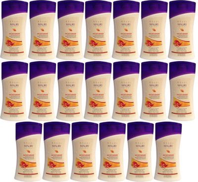 

Khadi Mauri Herbal Moisturiser(50 ml) - Pack of 20 - Small Travel Kit(1000 ml)