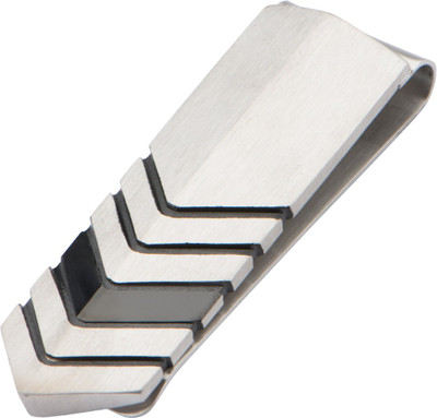 

Inox Jewelry SSM11517 Stainless Steel Money Clip(Sparkling Silver)