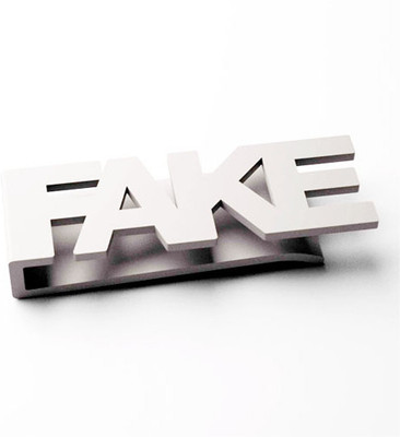 

Wink Fake 001 Plastic Money Clip(Grey)