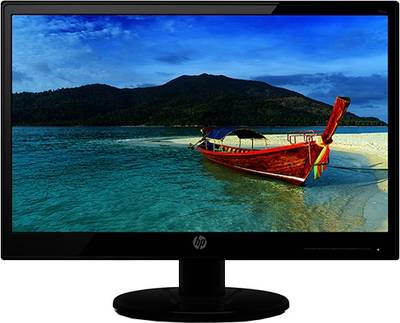HP 18.5 inch LED Backlit - 19KA  Monitor (Black) 