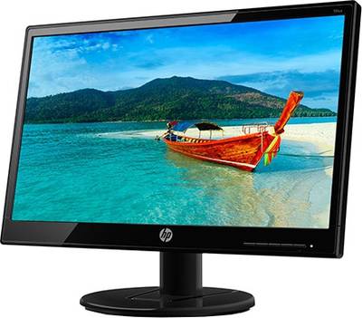 HP 18.5 inch LED Backlit - 19KA  Monitor (Black) 