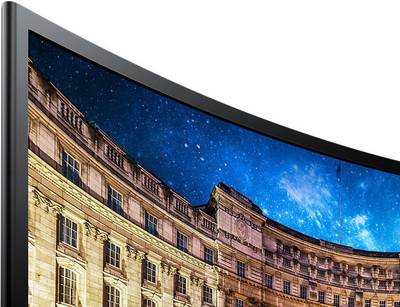 SAMSUNG 23.54 inch LED Backlit - LC24F390FHWXXL  Monitor