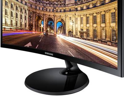 SAMSUNG 23.54 inch LED Backlit - LC24F390FHWXXL  Monitor