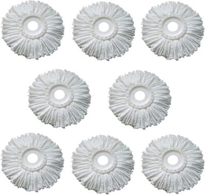 

Everything Imported For Mop Cleaner Duster 8 Wet & Dry Mop(White)