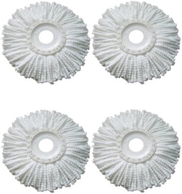 

Everything Imported For Mop Cleaner Duster 4 Micro Fiber Wet & Dry Mop(White)