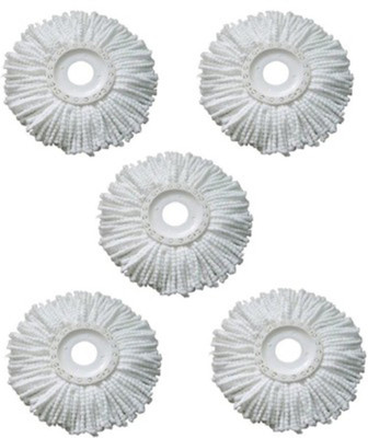 

Everything Imported For Cleaner Duster 5 Micro Fiber Head Wet & Dry Mop(White)