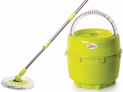 

Carry Me "Single Bucket" Apple Spin Wet & Dry Mop(Green)