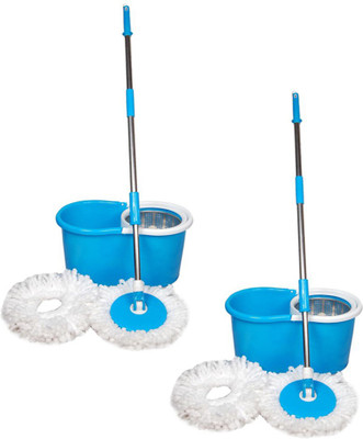 

ECO SHOPEE ECO SHOPEE COMBO OF TWO STEEL MOP (Product Colour may vary as availability) Mop Set