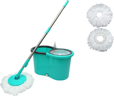 

Wonder Spin MOP Latest with light wheels,drain tap,Soap dispenser Mop Set
