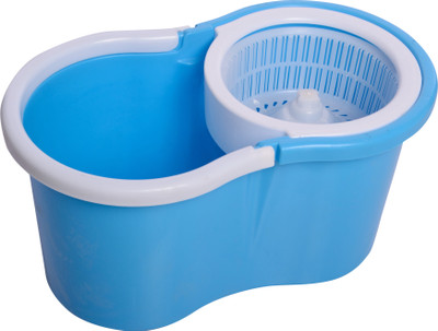 Wotra Quick & Spin mop with bucket for magic 360 degree cleaning (with 2 refills) Mop Set