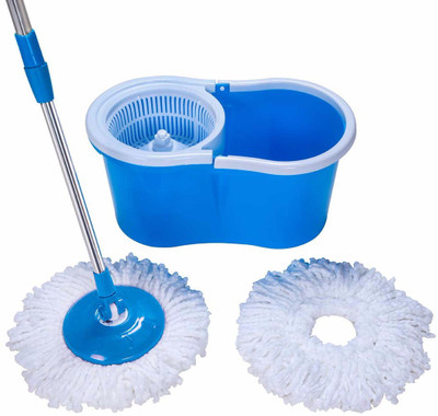 Brilliant Blue Spin Mop Set