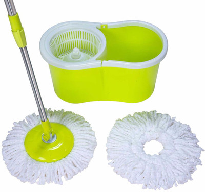 

Brilliant Green Spin Mop Set