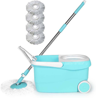 

Cherrylite Cleanwell Spin Blue Mop Set