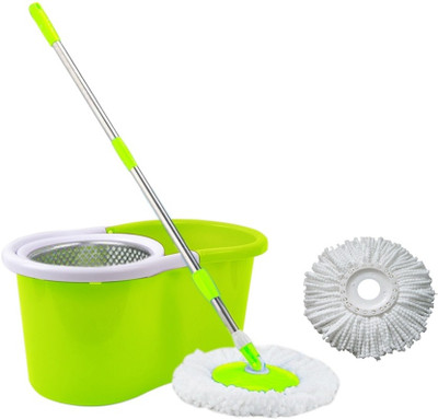 

meraki Green Steel Mop Set