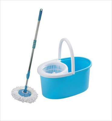 

SKI EASY SPIN MOP WITH PLASTIC BUCKET(With Extra Mop Refill) Mop Set