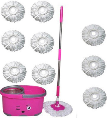 

WDS Smiley Eyes Mop Set with 9 refil Mop Set
