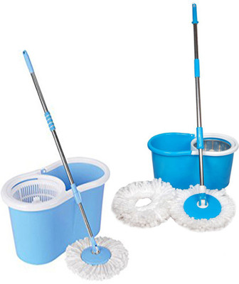 

ECO SHOPEE ECO SHOPEE COMBO OF PVC AND STEEL MOP (Product Colour may vary as availability) Mop Set